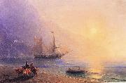 Ivan Aivazovsky Loading Provisions off the Crimean Coast oil painting artist